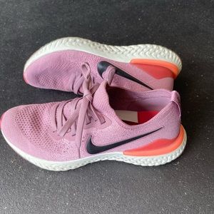 Pink Nike React Flyknit 2